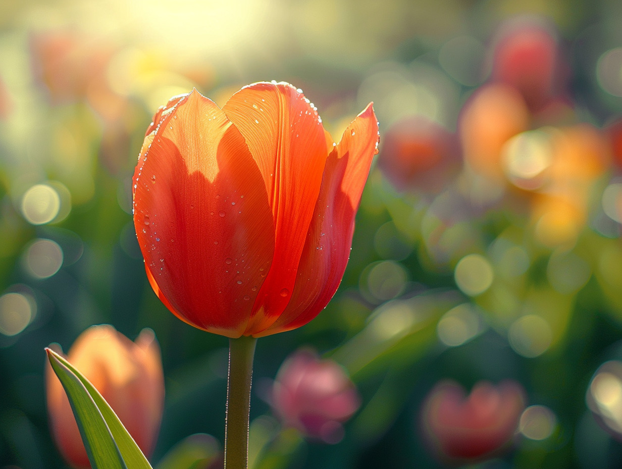 tulipes fleurs