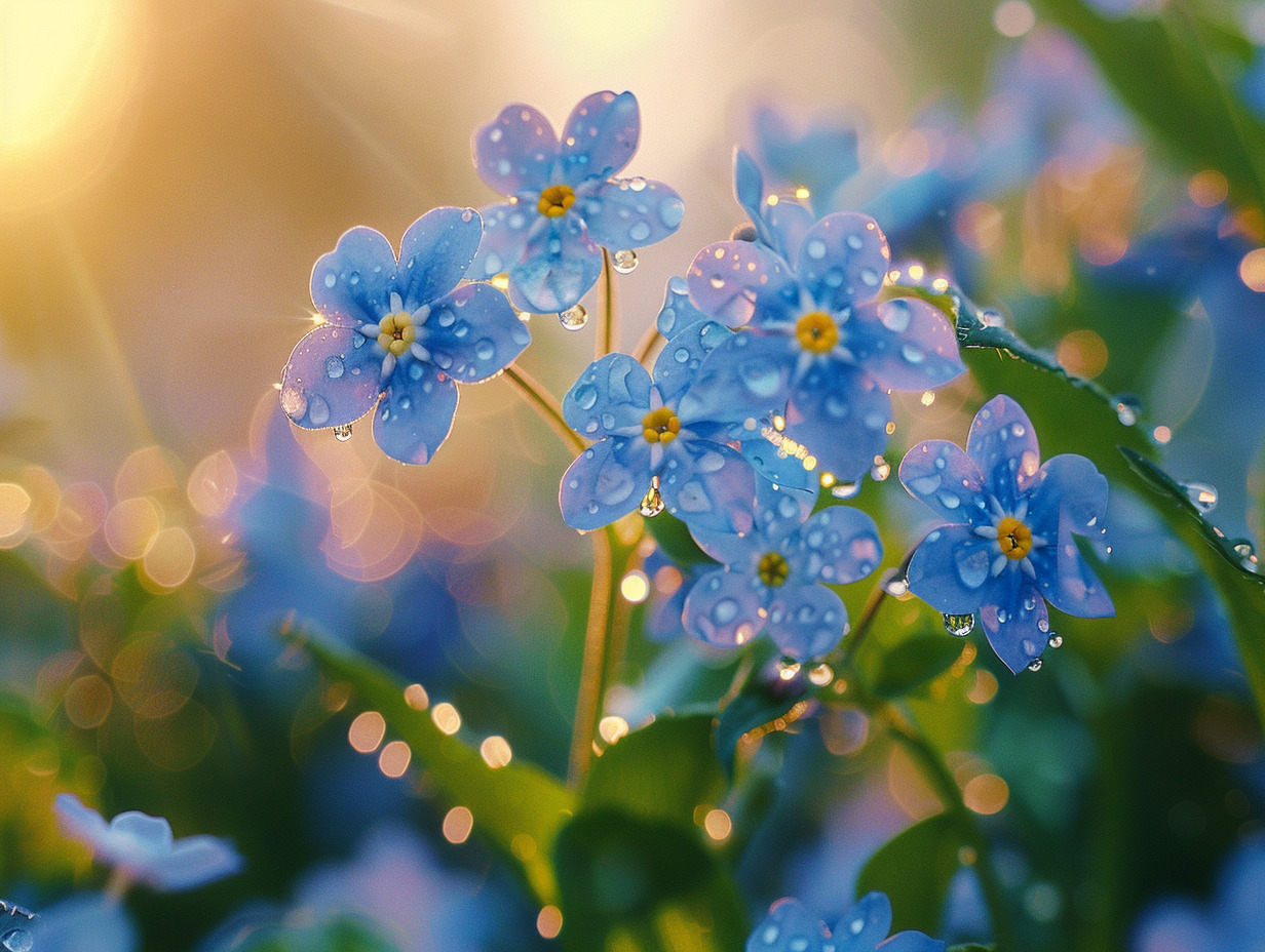 myosotis fleur