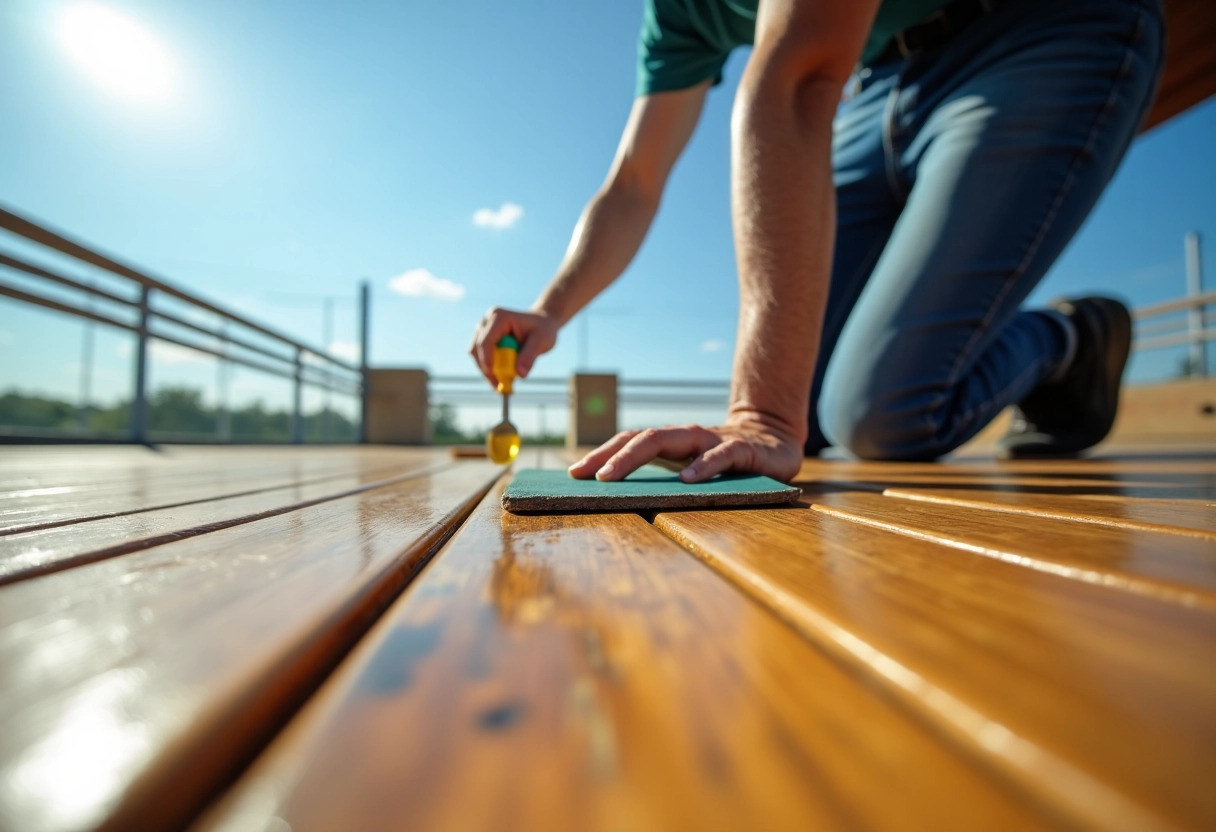 lame de bois terrasse