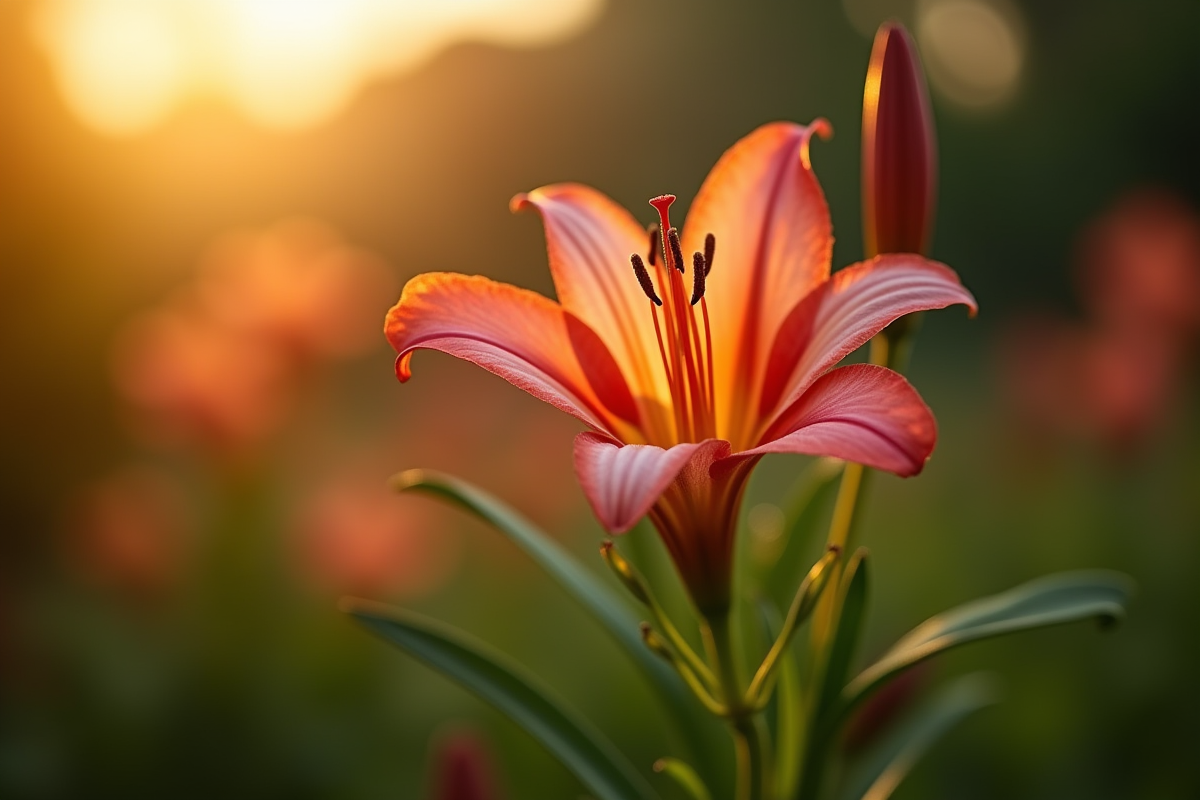 Gros plan sur une fleur d