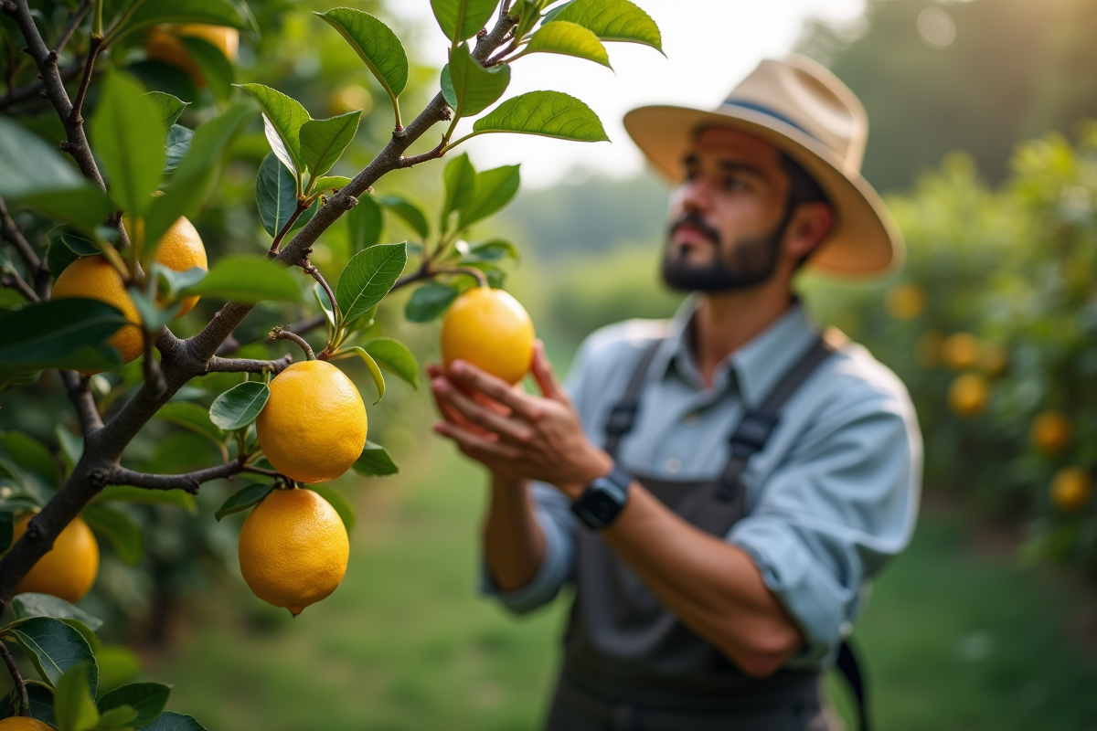 citronnier défeuillement