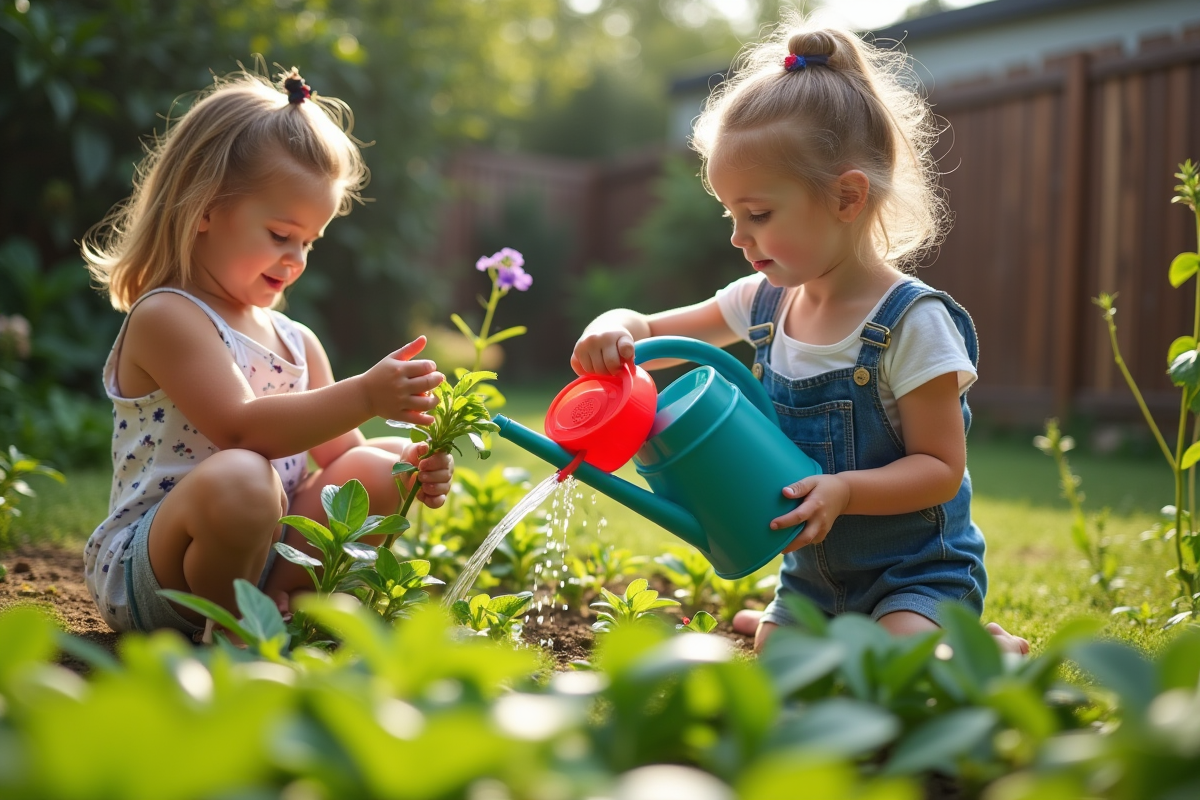 jardinage enfants