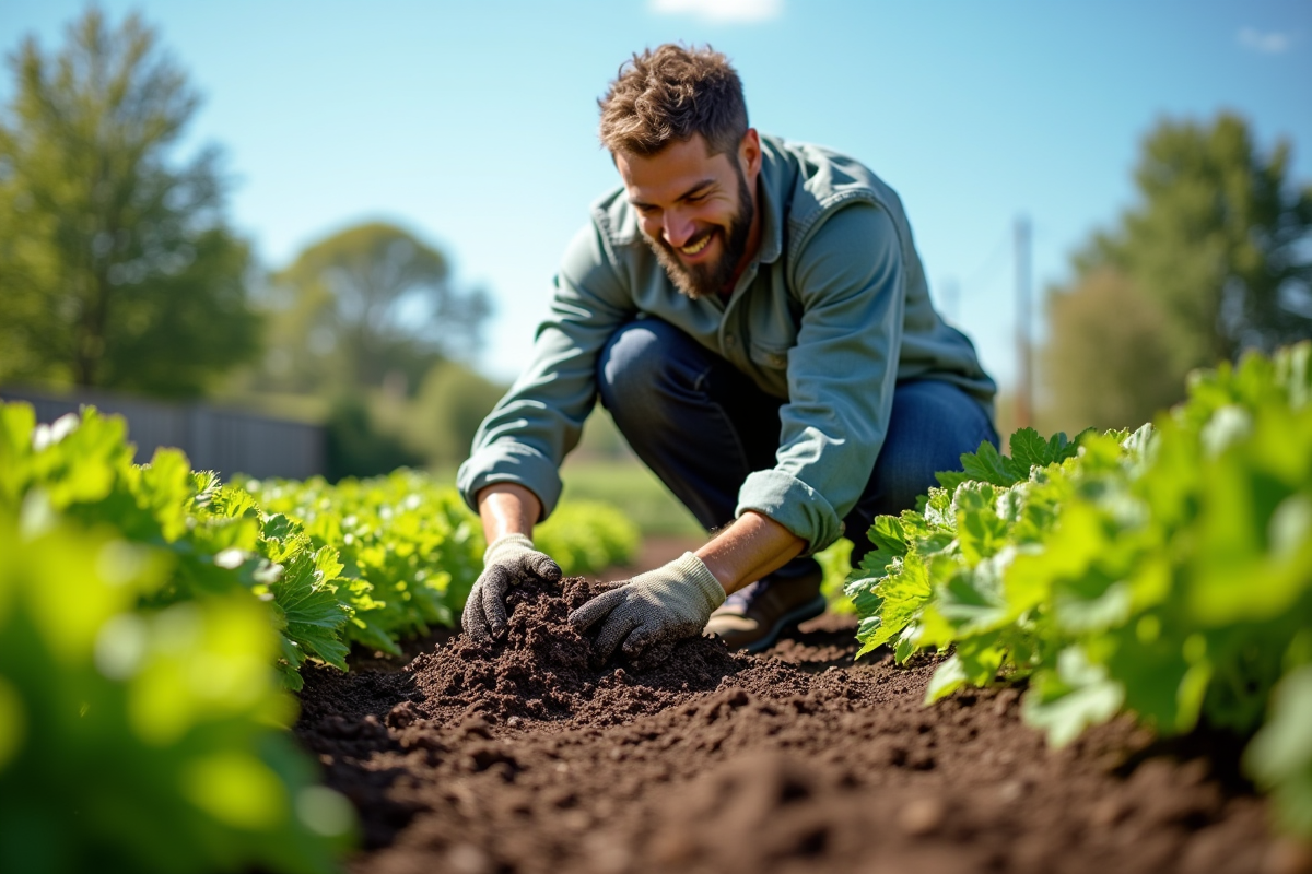 paillage potager